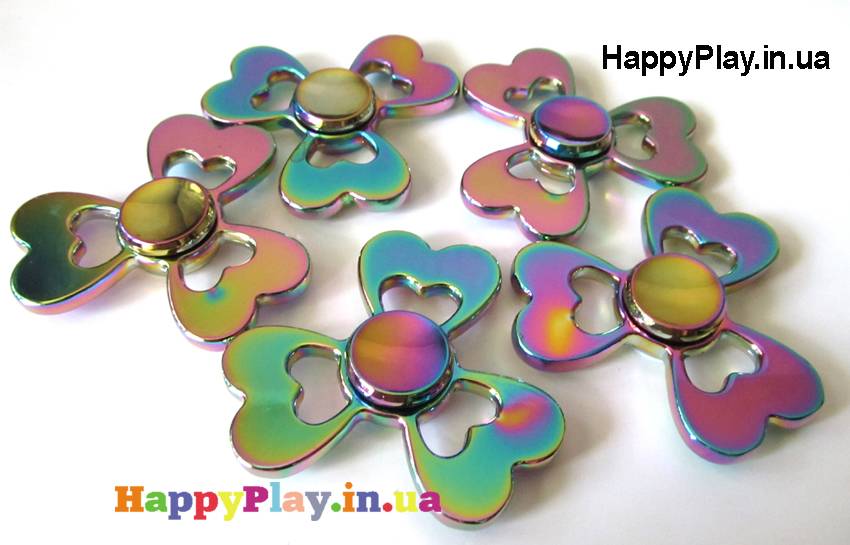 Купить Спиннер "3 Сердца" рацноцвет игрушка-антистресс Fidget Hand Spinner с доставкой Киев, Львов, Одесса, Николаев, Херсон, Харьков, Полтава,   Днепропетровск, Сарата, Трускавец, Смела, Энергодар, Южноукраинск, Моршин, Южный, Никополь, Красилов, Новая Каховка, Софиевка, Ямполь,   Новоукраинка, Славутич, Яремча, Мукачево, Канев, Желтые Воды, Староконстантинов, Ульяновка, Калуш, Каменец-Подольский, Старый Самбор, Украинка,   Изяслав, Волынский, Переяслав-Хмельницкий, Жидачев, Новый Буг, Житомир, Боярка, Нежин, Немиров, Диканька, Нетишин, Бровары, Жмеринка, Украина