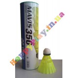 Волани для бадмінтону Yonex Mavis 350 Yellow Slow 6 шт
