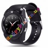 Умные часы Smart watch V8 спорт классик black