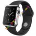 Apple Watch 38mm Stainless Steel Case with Black Sport Band (MJ2Y2LL/A) с доставкой г. Киев, Львов, Одесса, Николаев, Херсон, Харьков, Полтава, Днепропетровск